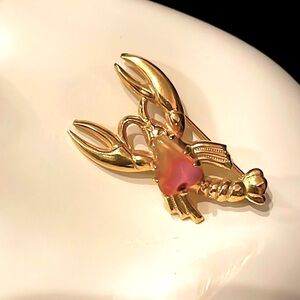 Vintage lobster brooch